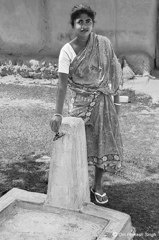 A non-functional tap in a rural household in Khunti district, Jharkhand, India